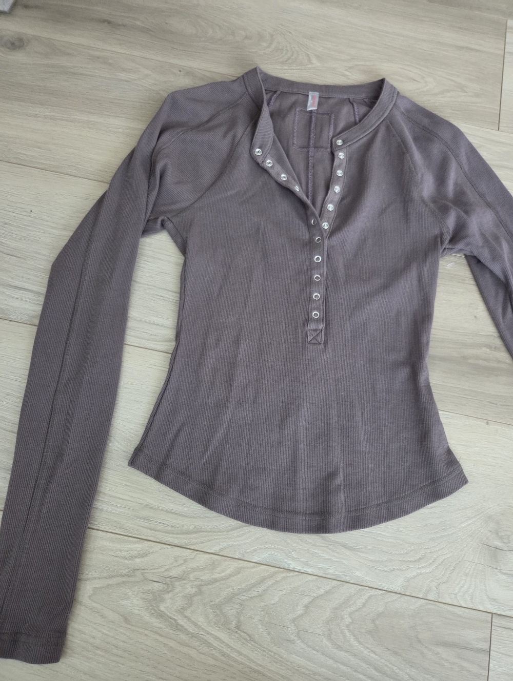 Free People Ribbed Henley